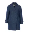 Fendi Monogram Denim Jacket In Blue