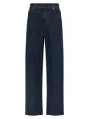 Fendi Ff Padded Jeans In Multi