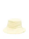 Fendi Ff-patch Bucket Hat In Neutral