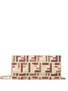 Fendi Ff-pattern Chain Mini Bag In Neutral