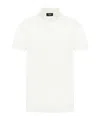 Fendi Collared Shirt With Side Slits In White
