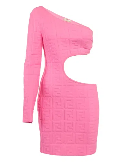 Pre-owned Fendi Ff Pattern Dress