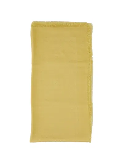 Fendi Ff Pattern Scarf In Yellow