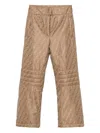 Fendi Ff-pattern Ski Pants In Brown
