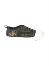 Fendi Sneakers For Kids With All-over Ff Logo In Brown