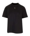 Fendi M.j. Ff Metal T-shirt In Black