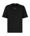 Fendi M.j. Ff Metal T-shirt In Black