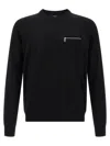 Fendi Breast Pocket Wool Pullover Clothing In Black