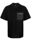 Fendi Pocket T-shirt In Black  