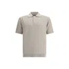 Fendi Ff Polo Shirt In Gray