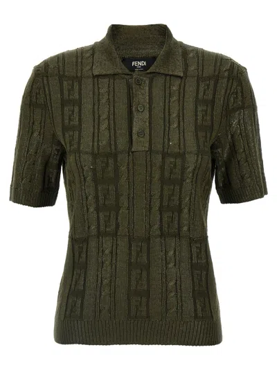 FENDI FENDI FF' POLO SHIRT