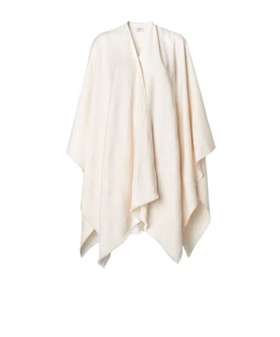 Fendi Ff Poncho In White