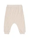 Fendi Ff-print Cotton Track Pants In Neutrals