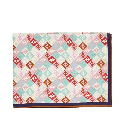 Fendi Ff Print Silk Scarf In Multi