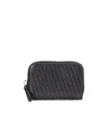 Fendi Ff-print Wallet In Black