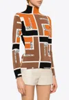 Fendi Lightweight Long-sleeved Knit Top For In Multi