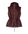 Fendi Quilted Nylon Vest In Red