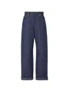 Fendi Long Jeans In Blue