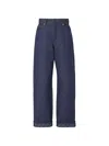 Fendi Long Jeans In Blue