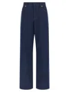 Fendi Ff Reverse Jeans In Blue