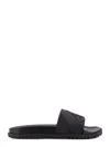 Fendi Ff Rubber Slides In Black