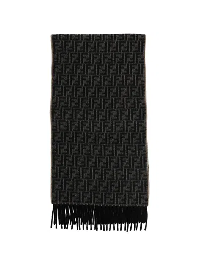 Fendi Ff Scarf In Black