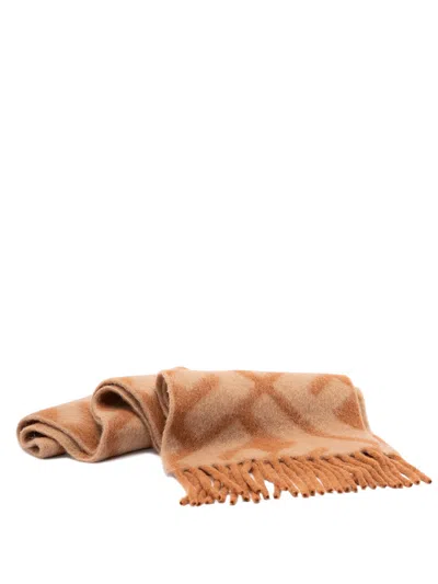 Fendi `ff` Scarf In Brown