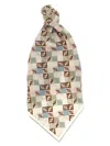 Fendi Geometric Square Scarf Texture In Multicolor
