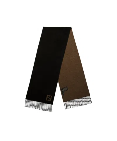 Fendi Ff Scarf Sn54 In Black