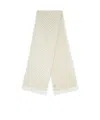 Fendi Scarfs Ivory In White