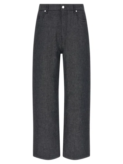 Fendi Ff Selleria Jeans In Black