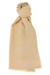 Fendi Patterned Fringed Lightweight Shawl
