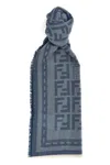 Fendi Ff Shawl Scarves And Foulards Blue