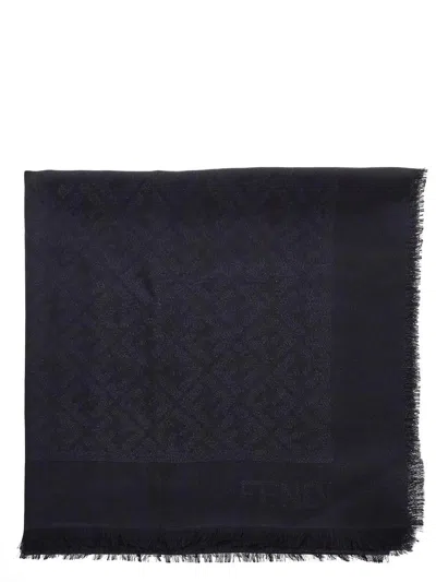 Fendi Ff Shawl In Black