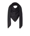 Fendi Ff Shawl In Black