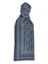 Fendi Ff Shawl Scarves And Foulards Blue In Blue
