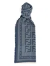 Fendi Ff Shawl Scarves And Foulards Blue In Blue