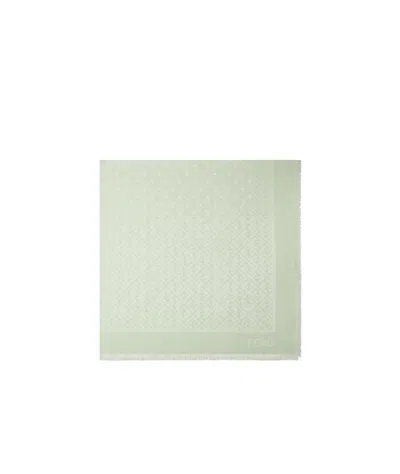 Fendi Ff Shawl In Green
