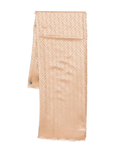 Fendi Ff Shawl In Neutral