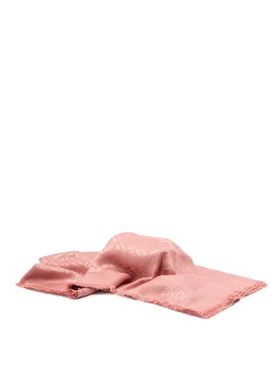 Fendi `ff` Shawl In Pink