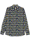 Fendi Shirt With Banners In Multi