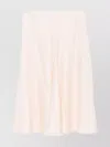Fendi Ff Silk Midi Skirt
