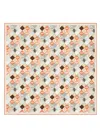 Fendi Selleria Print Square Scarf With Hemmed Edges In Multicolour
