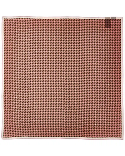 Fendi Ff Silk Scarf In Brown