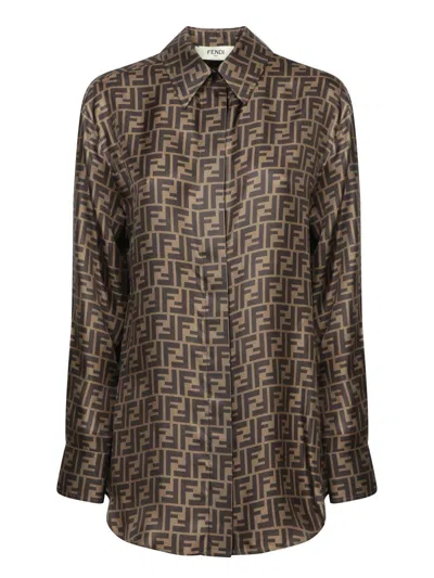 Fendi Ff Silk Shirt