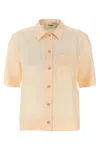 Fendi Ff Pattern Silk Shirt