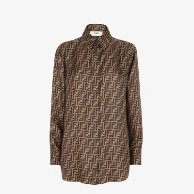 FENDI FENDI FF SILK SHIRT