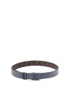 Fendi Belts Reversible Adjustable Length Options In Blue