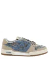 Fendi Women Logoed Sneakers In Beige