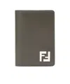 Fendi Ff Square Card Bag In Green